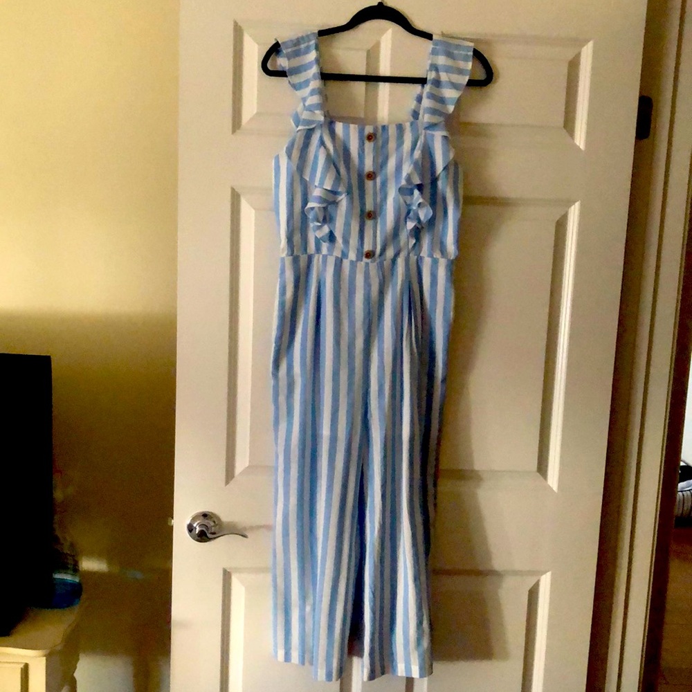 Summer cotton jumpsuit
